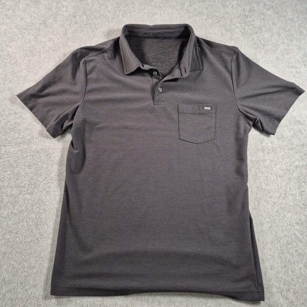 Vuori Men's Dark Gray Pocket Polo